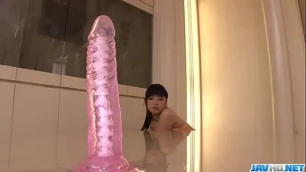 Impressive toy porn with hairy Asian milf Satomi Ichihara أنبوب دافئ كبير