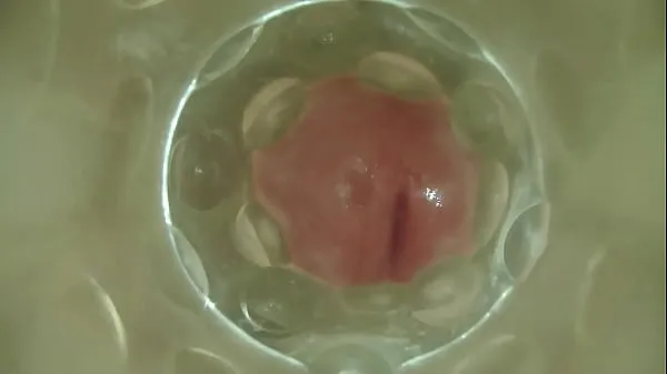 Stort Inside a Fleshlight Fully Seeded Cum varmt rør