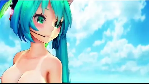 大きなミクアペンドセクシーダンスヌードMMD温かいチューブ