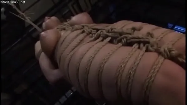 Μεγάλο Filthy asian whore in shibari gets spanked ζεστό σωλήνα