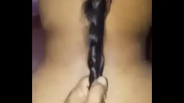 Grande desi mulher de cabelo comprido foda cachorrinho tubo quente