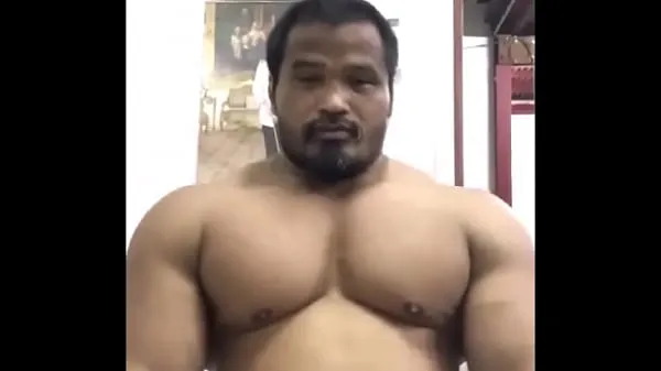 大Massive thai bull [tags: muscle, bodybuilder, Asian, beefy, massive, thick, pecs, pec flexing, pec bouncing, chest, posing, flexing, hunk, muscular, off season暖和的管道