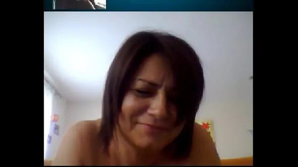 Italian Mature Woman on Skype 2 Tabung hangat yang besar