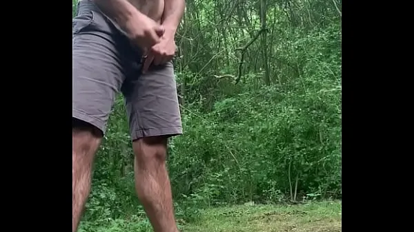 بڑی Cumming in the woods گرم ٹیوب