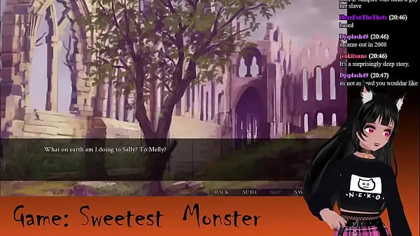 بڑی VTuber LewdNeko Plays Sweetest Monster Part 4 گرم ٹیوب