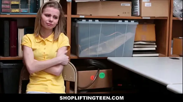ใหญ่ ShopliftingTeen - Cute Skinny Blonde Shoplifting Teen Fucked By Officer - Catarina Petrov ท่ออุ่น