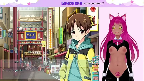 VTuber LewdNeko Plays Go Go Nippon and Masturbates Part 6 أنبوب دافئ كبير