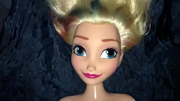 Grande Elsa Styling Head Doll 2 tubo quente