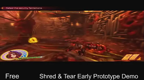 ใหญ่ Shred & Tear Early (Steam Demo Game) Mechs Beat 'em up ท่ออุ่น