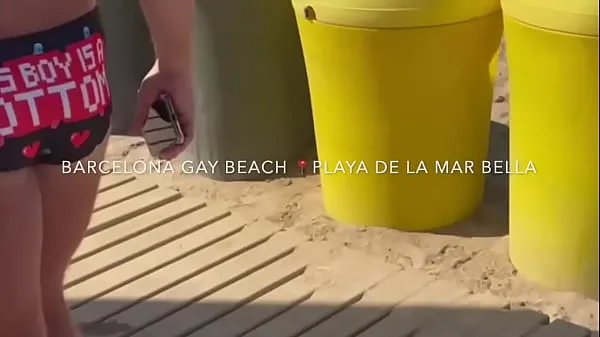 Grande Spiaggia gay pubblica pompinotubo caldo