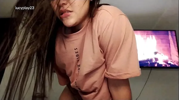Duża Horny Colombian model masturbating in her room ciepła tuba