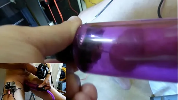 ใหญ่ Electro induced cum in a vacuum tube by Paulannie ท่ออุ่น