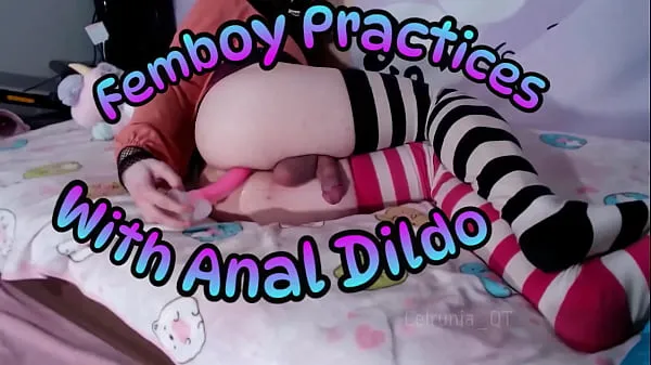 Femboy Practices With Anal Dildo! (Teaser أنبوب دافئ كبير