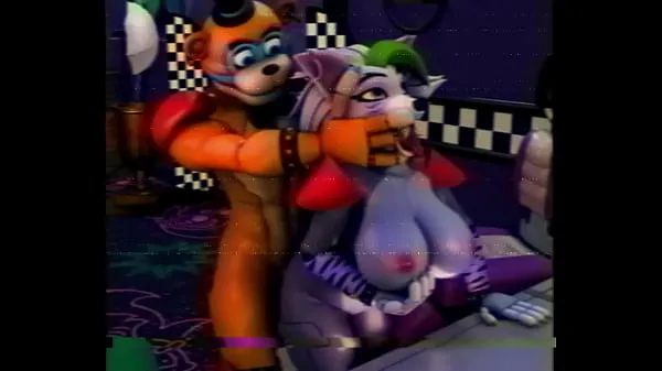 Duża Roxxane wolf Fnaf 3D animation ciepła tuba