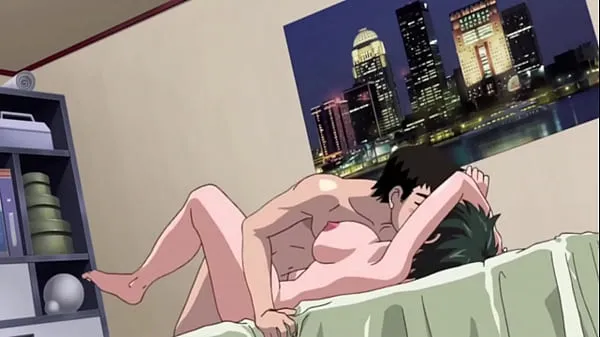 Big Hot anime virgin teen slides her tight pussy down on boyfriend's dick warm Tube