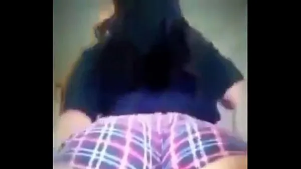 Velká Thick white girl twerking teplá trubice
