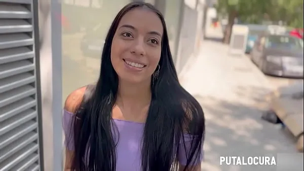 Grande PutaLocura - ValenGMZ is convinced on the street to fuck and swallows my cum in Pilladas tubo quente